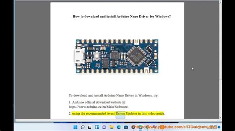 arduino nano drivers windows 10.